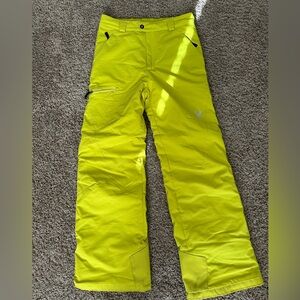 SPYDER Youth Snowboard/Ski pants w/extend an inch hem & elastic adjustable waist